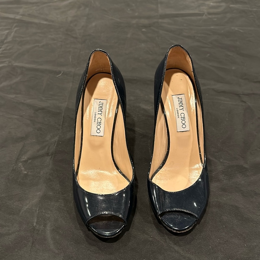 Navy Jimmy Choo Heels